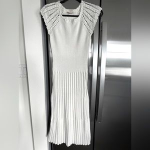 Rebecca Taylor midi white dress
